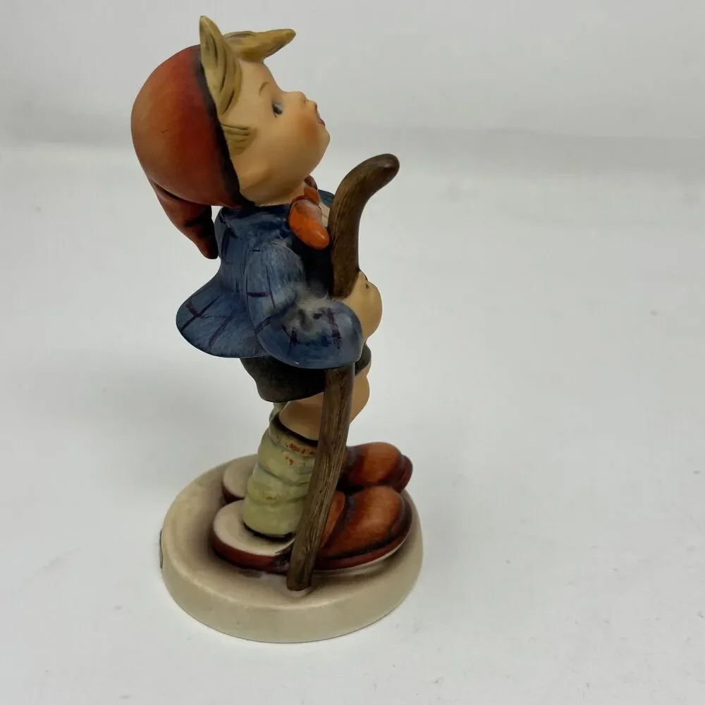 Vtg 1960 Goebel Hummel Little Hiker 16/1 Figurine West Germany Boy Walking Stick